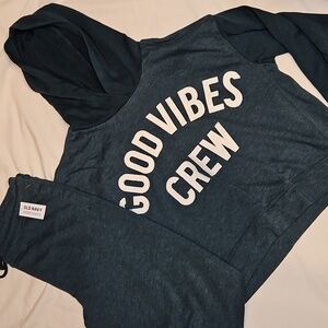 Old Navy Matching Set Green Hoodie & Sweatpants Girls XL 14-16 NWT